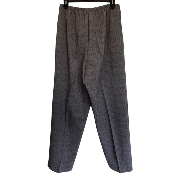 Vtg 3 Piece Pant / Skirt Suit Gray & Red Size 12 - Picture 8 of 14